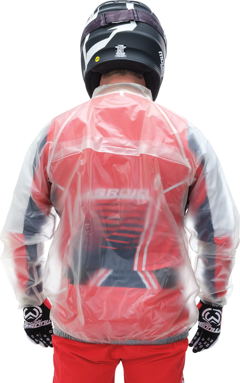 MOOSE RACING Rain Jacket - Clear - 2XL 2854-0375 - Image 2
