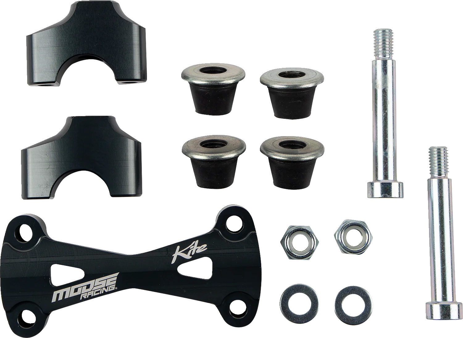 MOOSE RACING Riser Kit - 40 mm - Gray 10.331.B.AN
