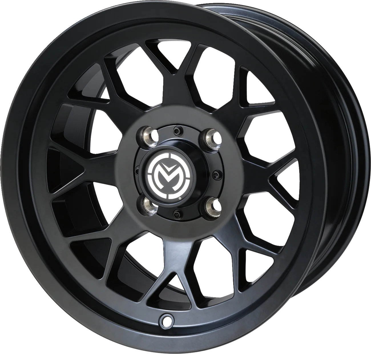 MOOSE UTILITY Wheel - 27X - Front - Black - 12x7 - 4/156 - 4+3 27MO127156MB4