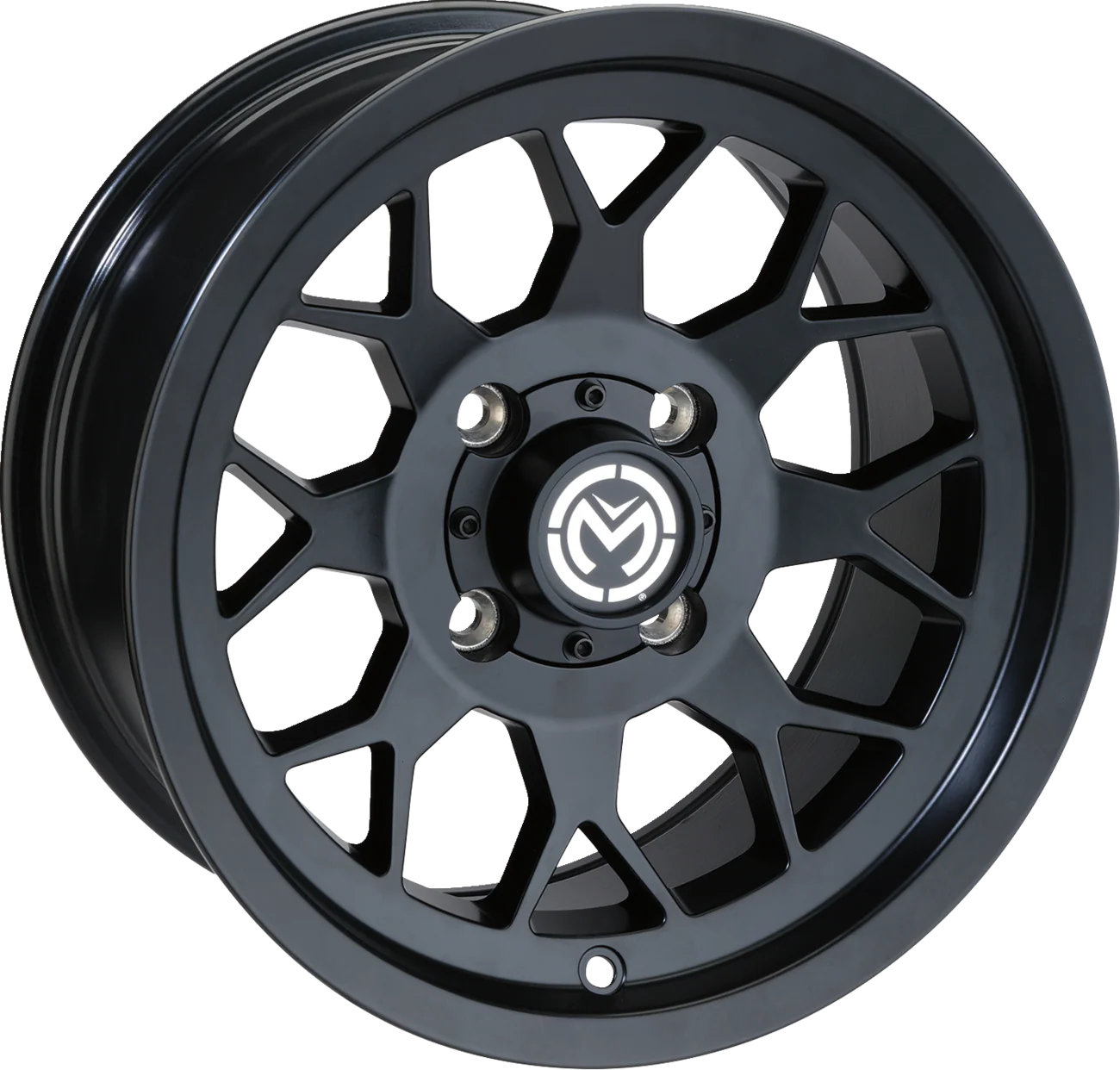 MOOSE UTILITY Wheel - 27X - Front/Rear - Black - 14x7 - 4/156 - 4+3 27MO147156MB4 - Image 2