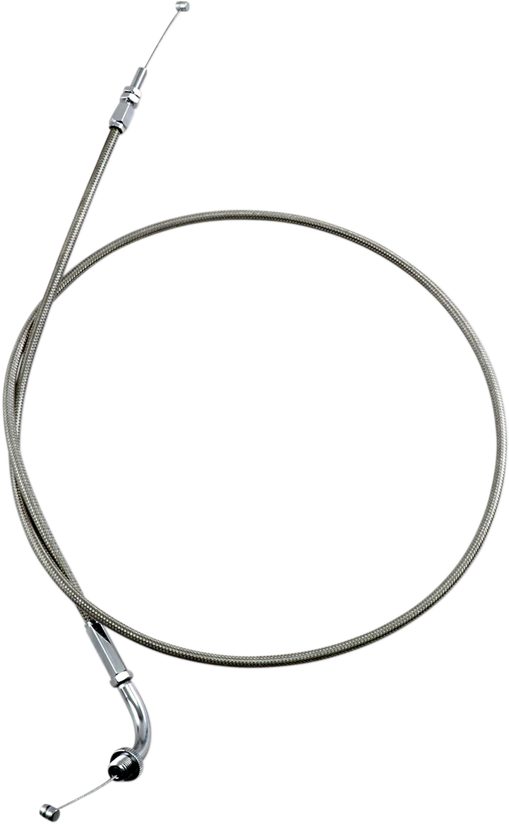 MOTION PRO Armor Coat Stainless Steel Throttle/Idle Cable for Cruisers - Honda 62-0422