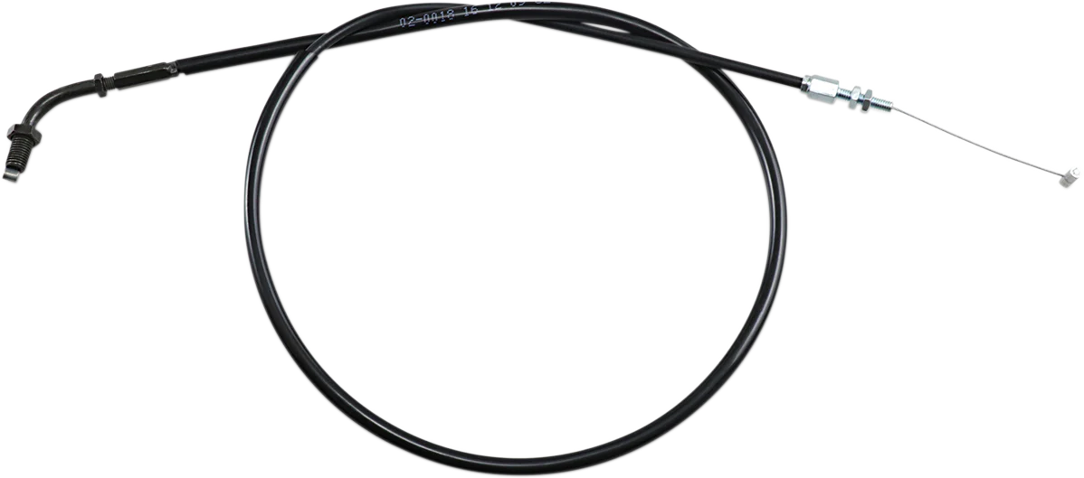 MOTION PRO Black Vinyl Throttle Cable - Pull - Honda 02-0018