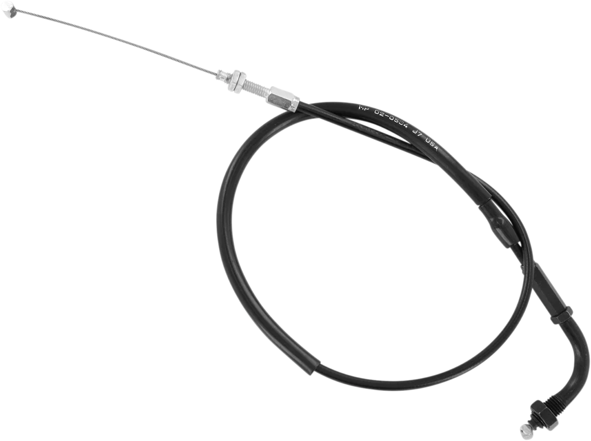 MOTION PRO Black Vinyl Throttle Cable - Pull - Honda 02-0534