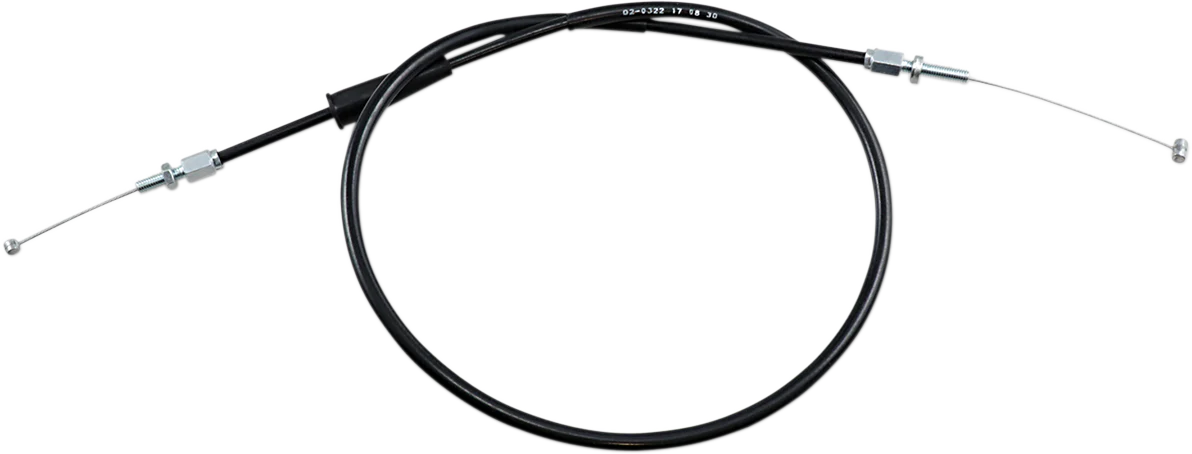 MOTION PRO Black Vinyl Throttle Cable - Push - Honda 02-0322