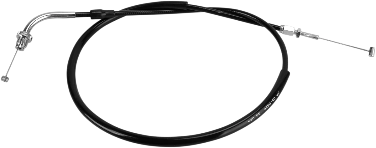 MOTION PRO Black Vinyl Throttle Cable - Push - Honda 02-0526