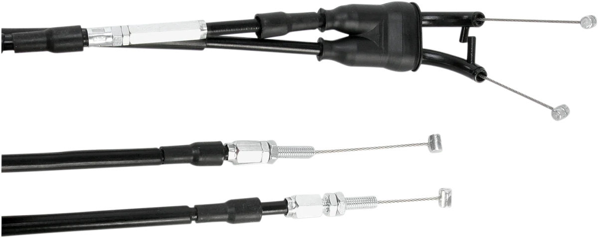 MOTION PRO Black Vinyl Throttle Cable - Push/Pull - Suzuki 04-0278