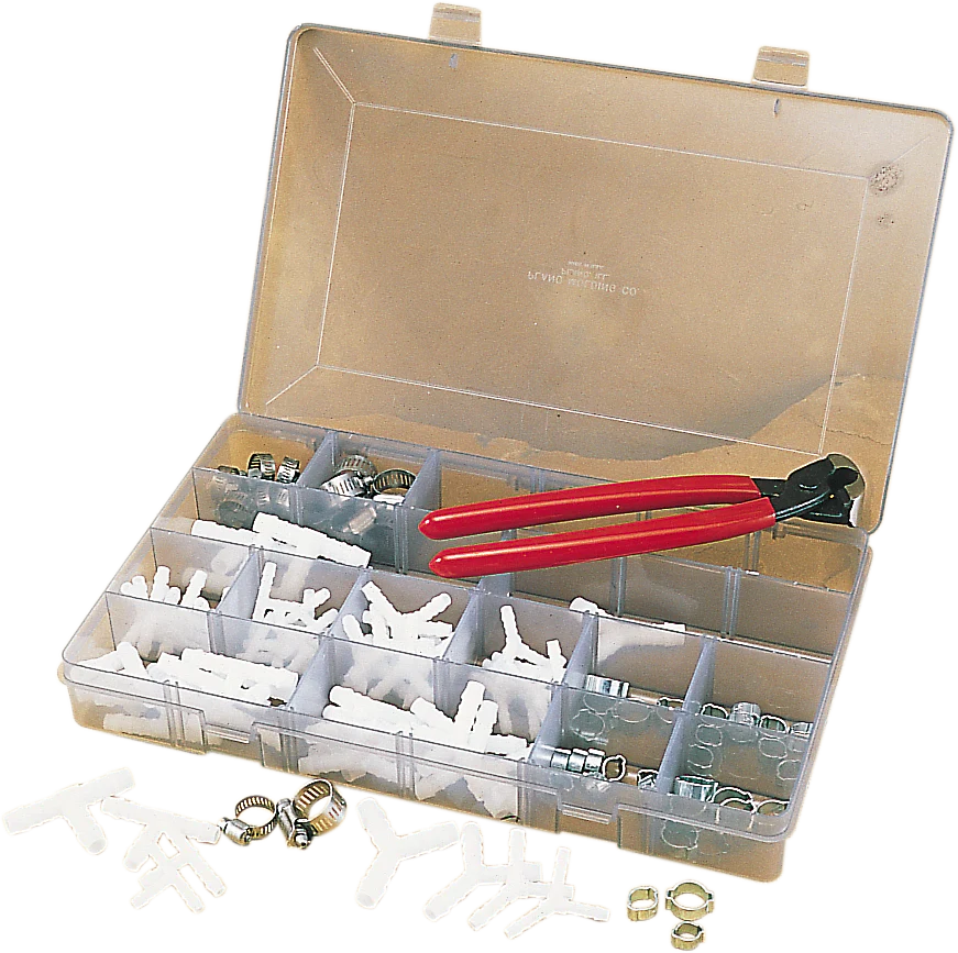 MOTION PRO Fuel Line Fittings - Y-Connector - 1/4" - 10-Pack 12-0015