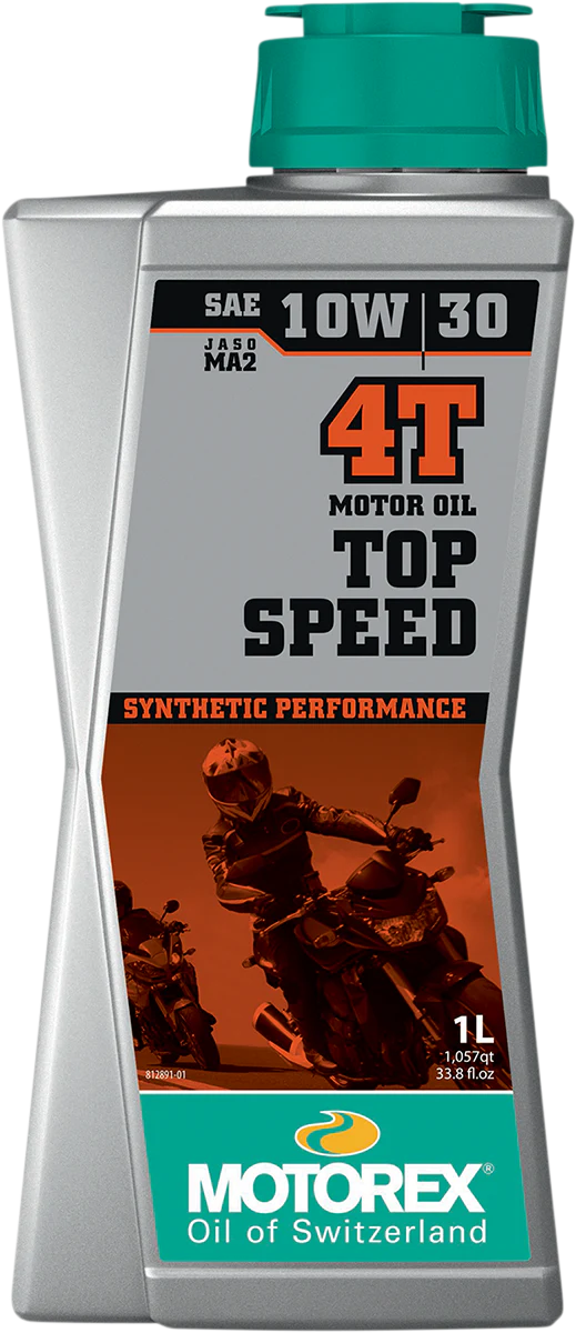 MOTOREX Top Speed Synthetic 4T Engine Oil - 10W-30 - 1L 308270