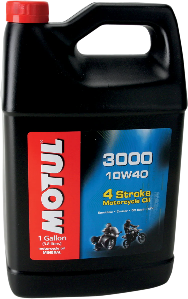 MOTUL 3000 Mineral 4T Engine Oil - 10W-40 - 1 U.S. gal. 107693