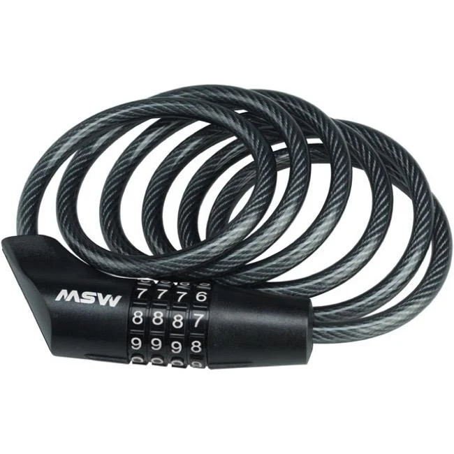 MSW - CLK-108 Combination Cable Lock - 5 x 8mm