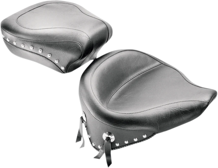 MUSTANG Wide Studded Solo Seat - FLST '08-'17 76179