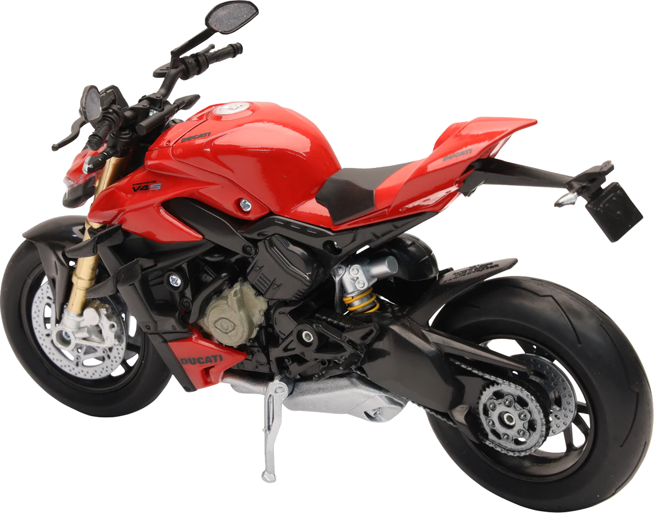 NEW RAY TOYS Ducati Streetfighter V4 - 1:12 Scale - Black/Red 58273 - Image 4