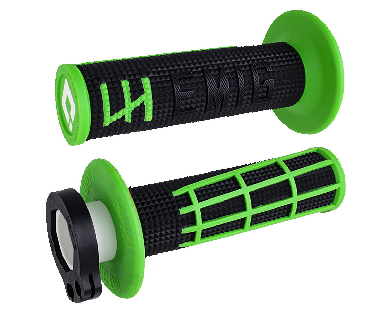 ODI Grips - Emig 2.0 - Black/Green H36E2BN