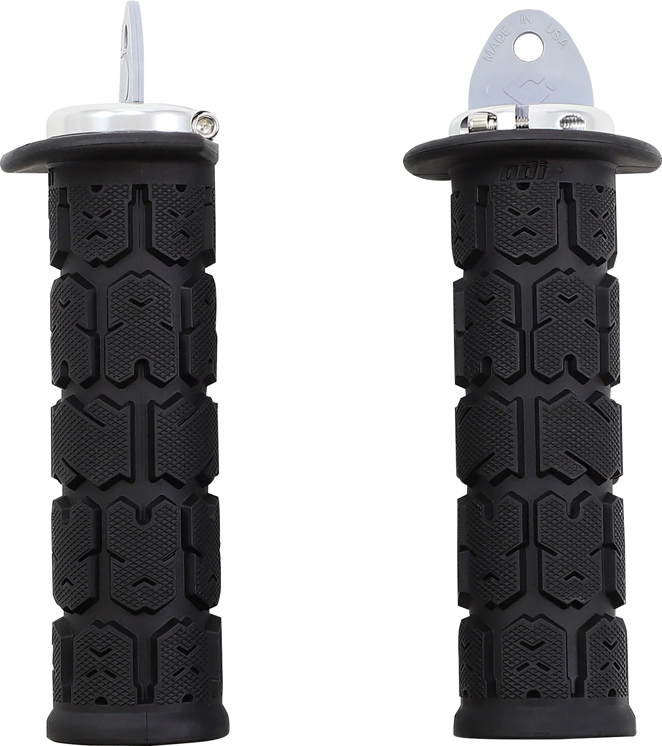 ODI Grips - Rogue - ATV/PWC - Black/Silver J33RGB-S