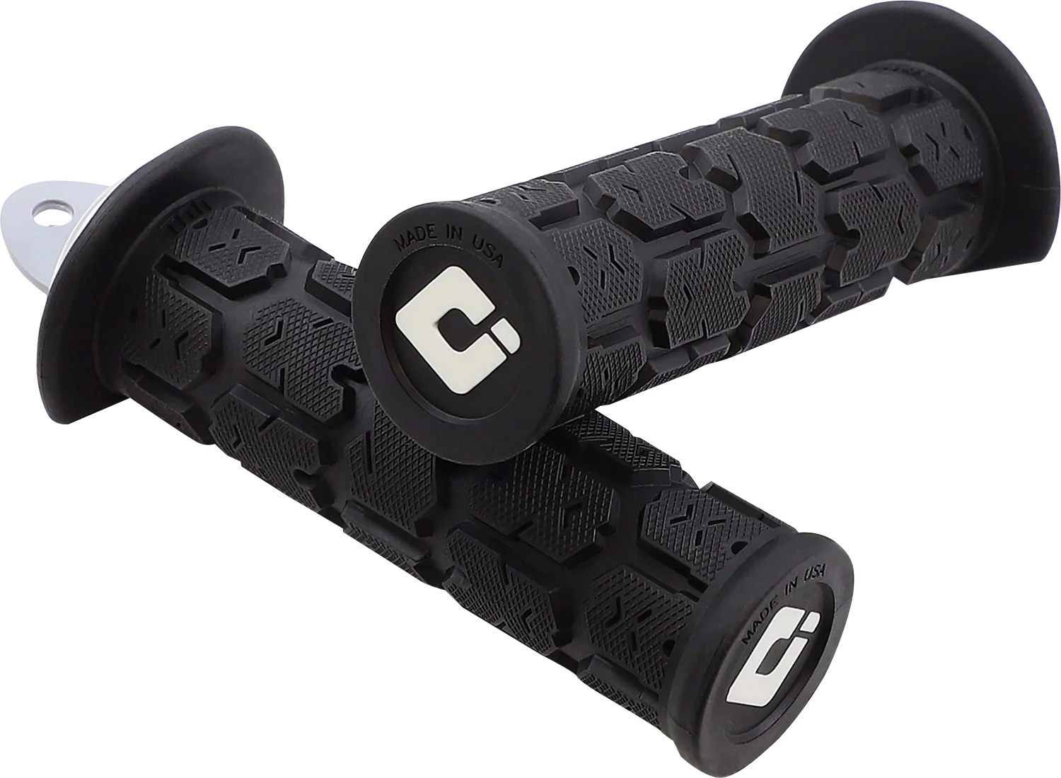 ODI Grips - Rogue - ATV/PWC - Black/Silver J33RGB-S - Image 2
