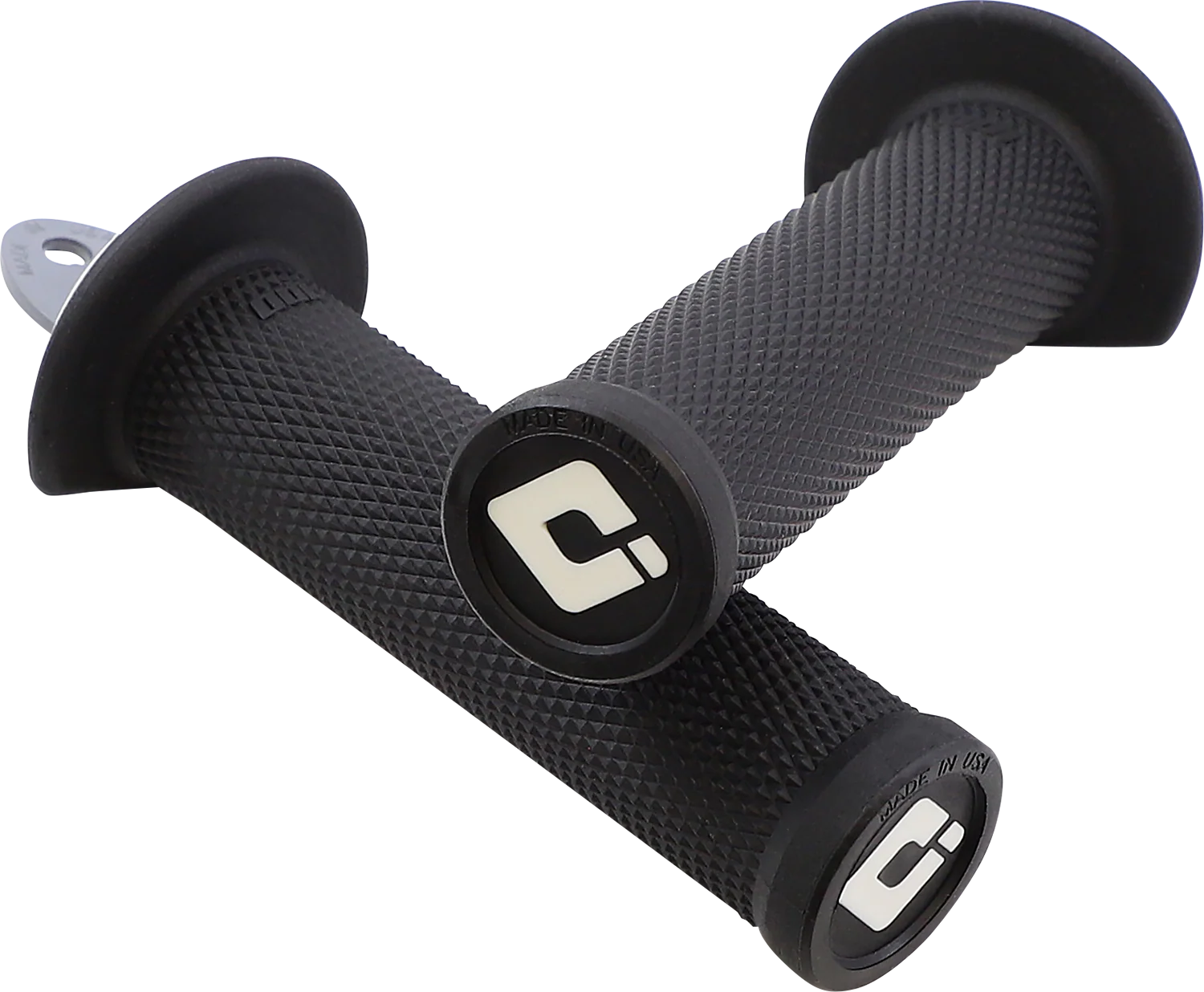 ODI Grips - Ruffian - ATV/PWC - Black/Silver J33RFB-S - Image 2
