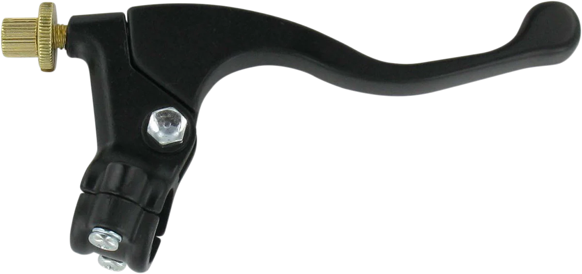 PARTS UNLIMITED Shorty Style Power Lever Assembly - Right Hand - Honda - Black 43-1104R
