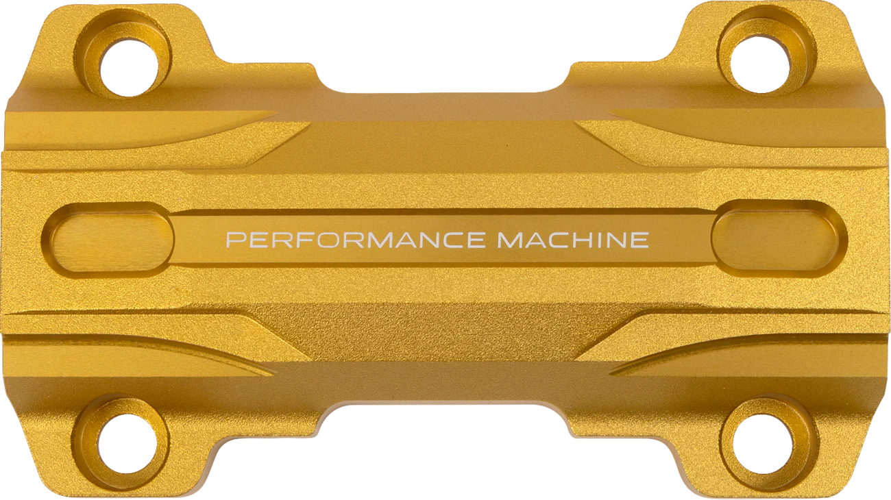 PERFORMANCE MACHINE (PM) Adapter - Gauge Relocation Kit - Gold Ops? 0208-2196-SMG