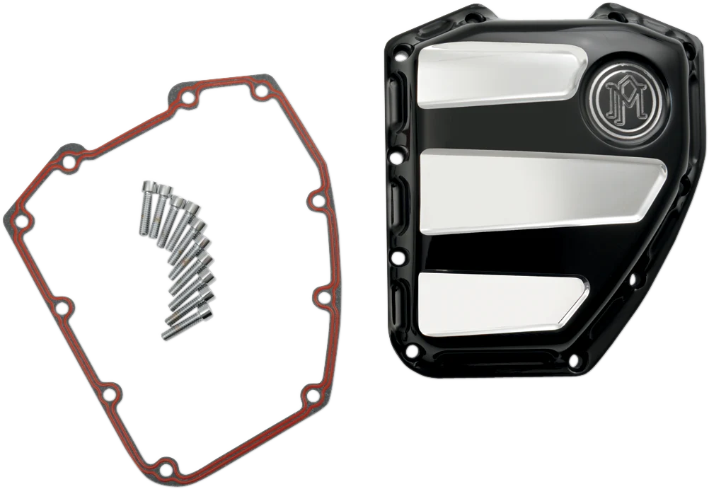 PERFORMANCE MACHINE (PM) Cam Cover - Scalloped - Platinum Cut - Twin Cam 0177-2020-BMP