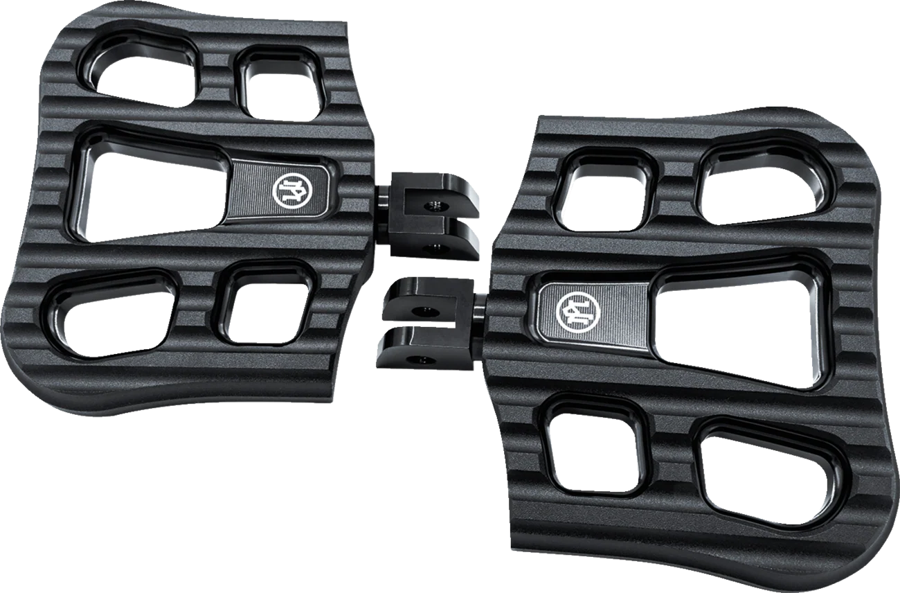 PERFORMANCE MACHINE (PM) Drifter Floorboards - Passenger - Black Ops - FL 0036-1027-SMB
