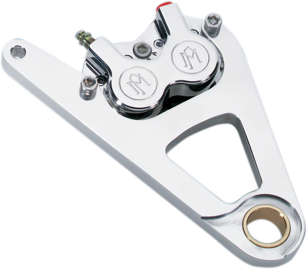 PERFORMANCE MACHINE (PM) Single Disc Caliper - Front - Chrome - Springer 00-07 1230-0017-CH
