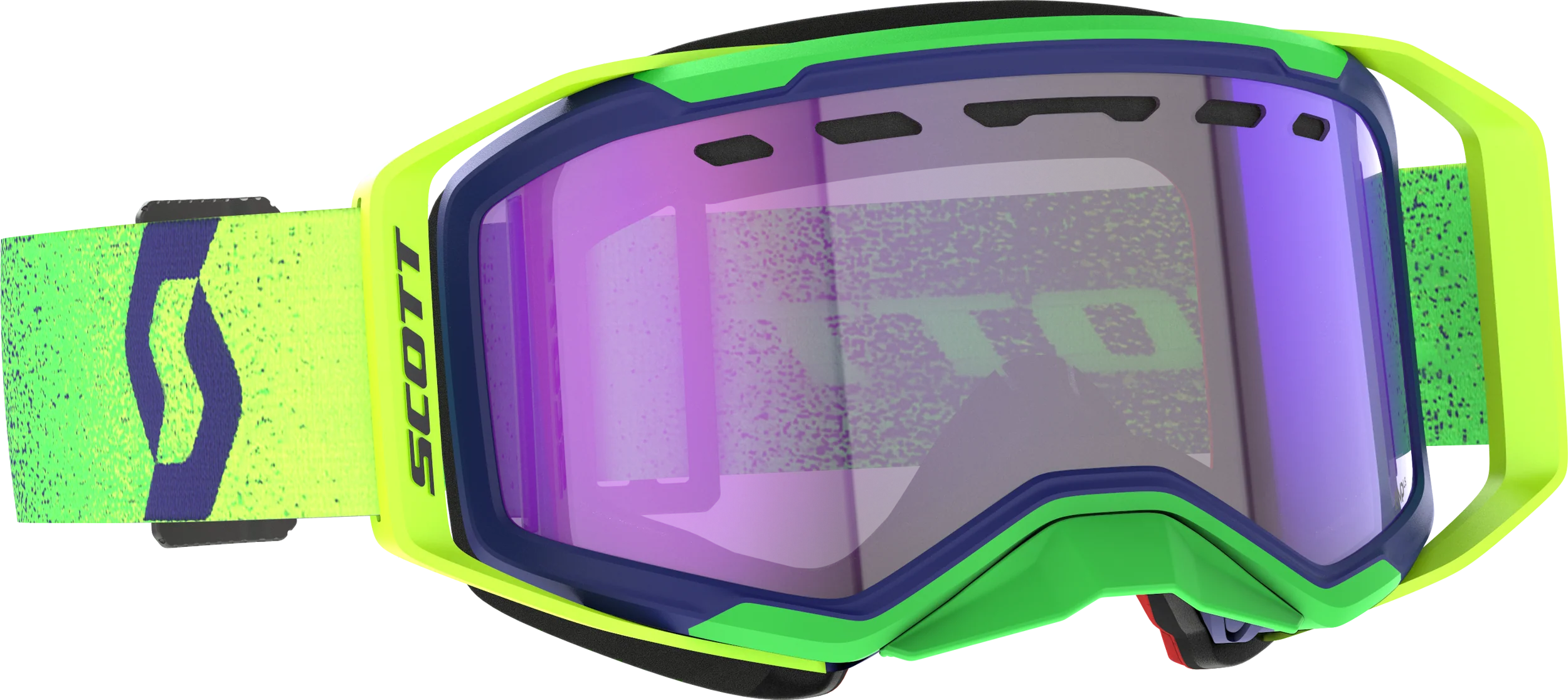 Prospect 2.0 Smb Ls Goggle Mdnt Prp/Sfty Ylw Ls Blue Chrm