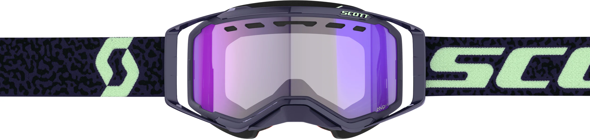 Prospect Snwcrss Ls Goggle Drk Prpl/Mnt Grn Blue Chrome - Image 3