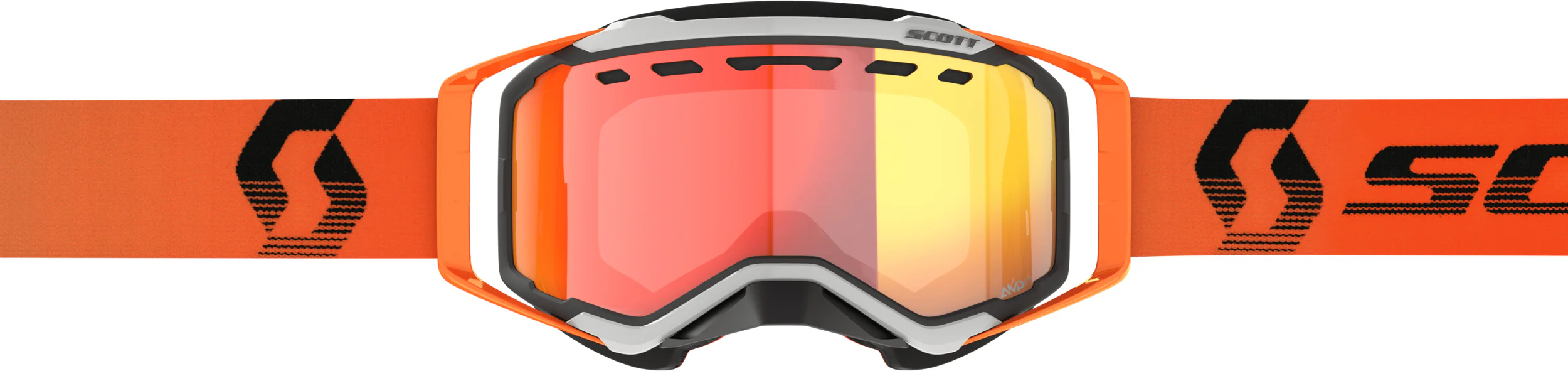 Prospect Snwcrss Ls Goggle Grey/Orange Red Chrome - Image 3