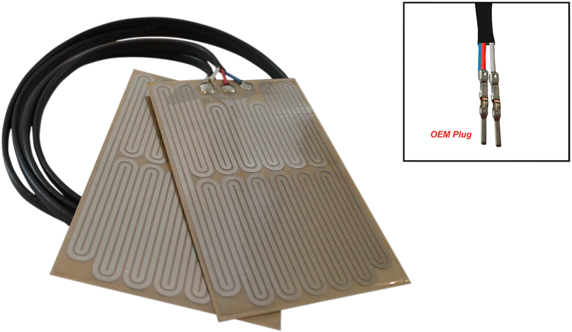 RACE SHOP INC. Grip Heater - Standard - 2-Wire Terminal - Ski Doo GH-17