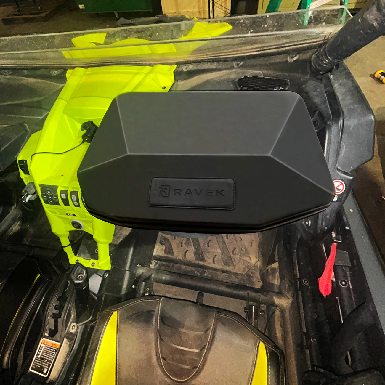 RAVEK Glove Box Upgrade - Black - Can-Am X3 H65-301 - Image 3