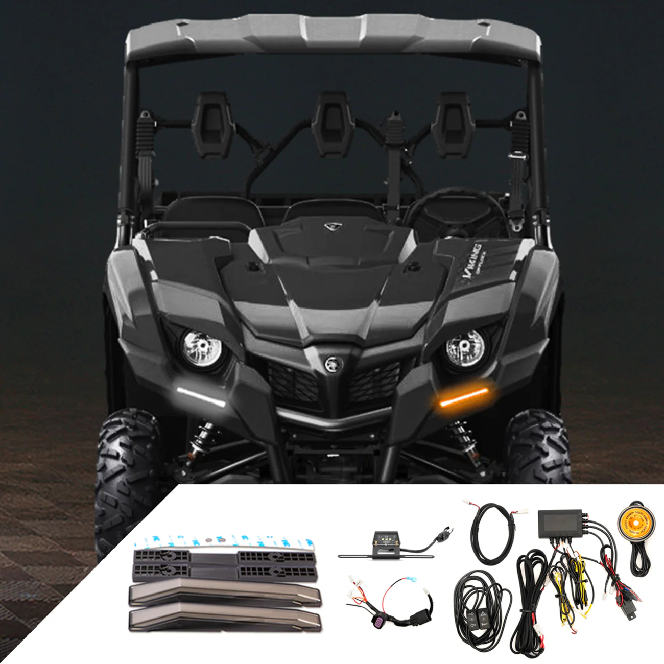 RAVEK Turn Signal Kit - White Running Light - Kawasaki 67-3002 - Image 2