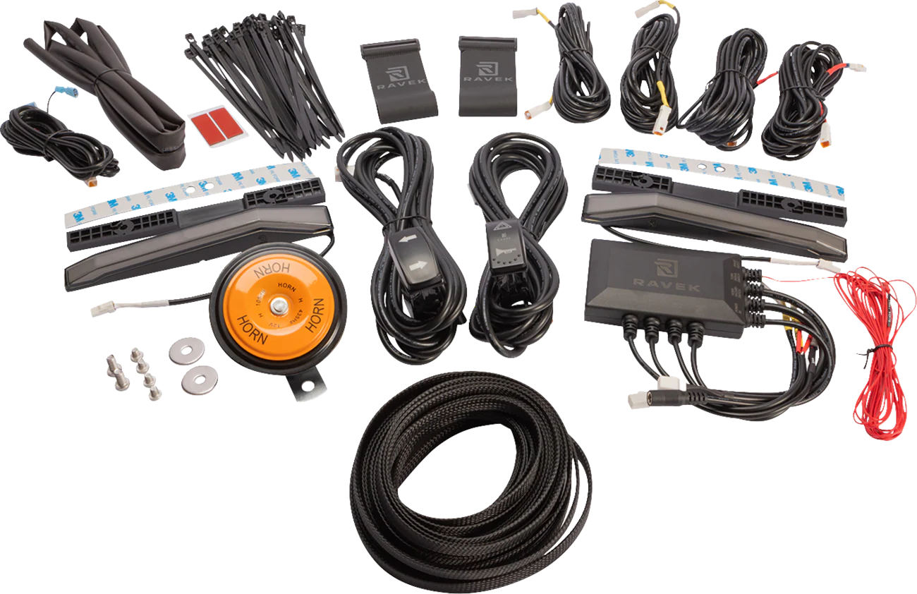 RAVEK Turn Signal Kit - White Running Light - Wolverine X4 69-105