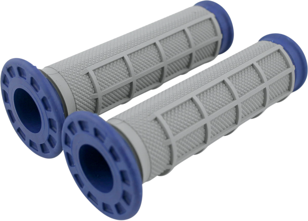 RENTHAL Grips - Dual Compound - Half Waffle - ATV - Blue G170