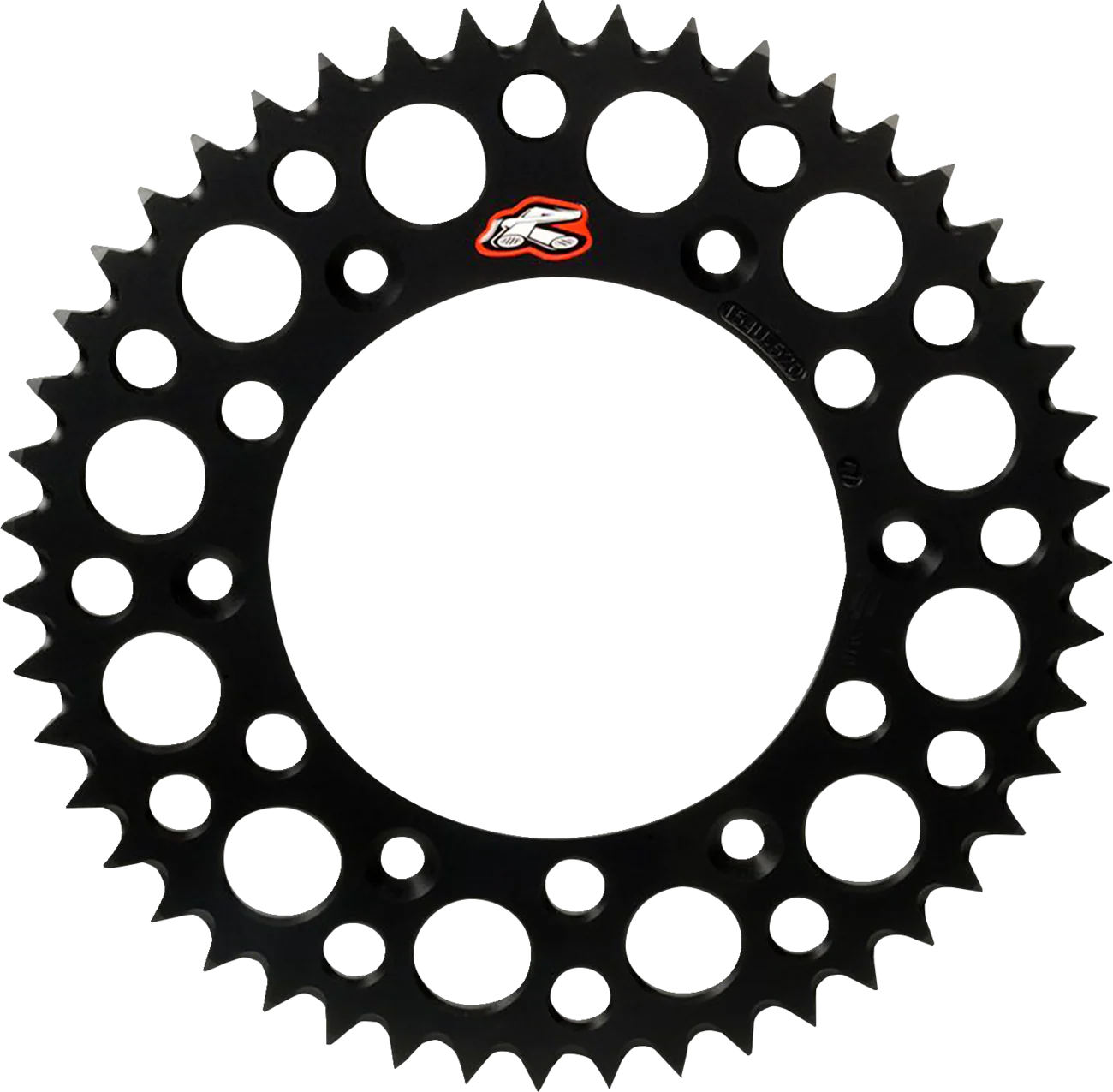 RENTHAL Rear Sprocket - Aluminum - 46 Tooth - Black - Gas Gas/Husqvarna/KTM 441U-428-46GPBK