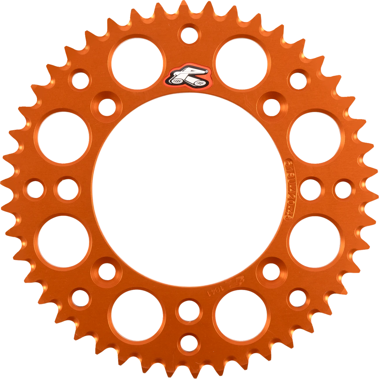 RENTHAL Rear Sprocket - Aluminum - 46 Tooth - Orange - KTM 518U-420-46GPOR
