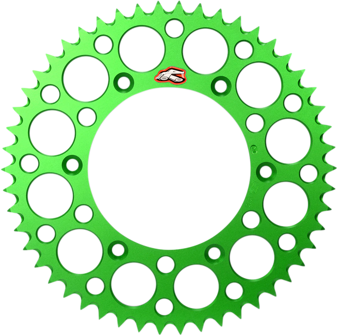 RENTHAL Rear Sprocket - Aluminum - 50 Tooth - Green - Kawasaki 112U-520-50GEGN