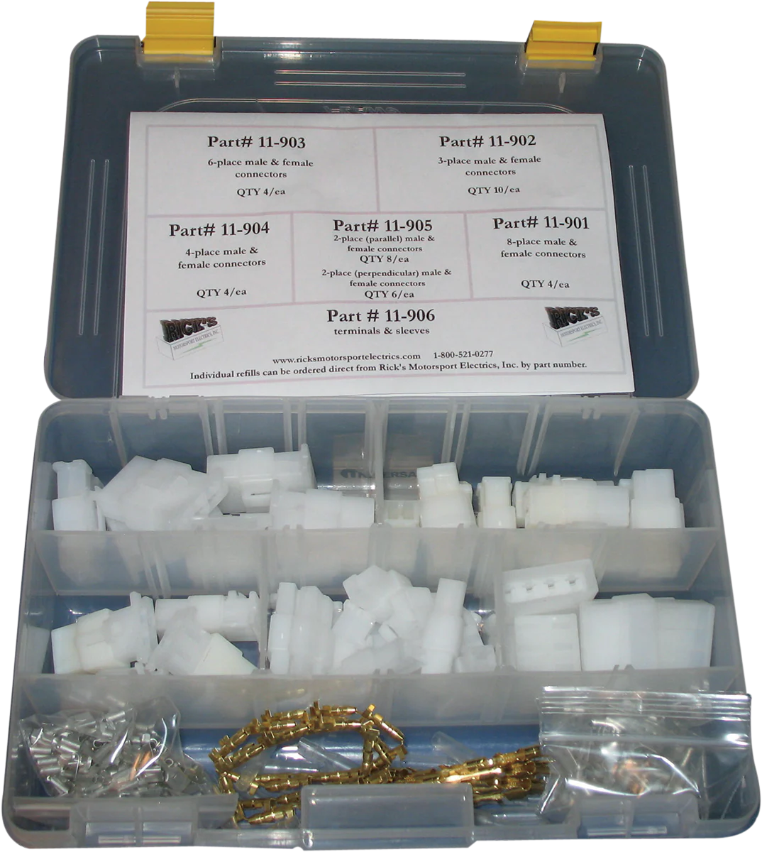 RICK'S MOTORSPORT ELECTRIC Wire Connectors/Terminals Kit 11-501