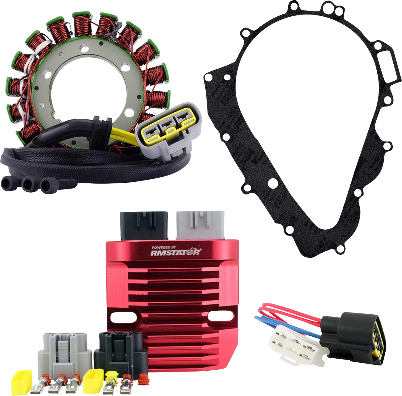 RM STATOR Charging Kit with Mosfet Regulator - Aprilia RMS900-106902