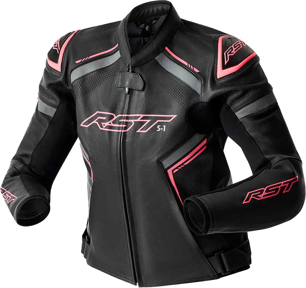 RST Womens S1 D3O Leather Jacket - Image 3