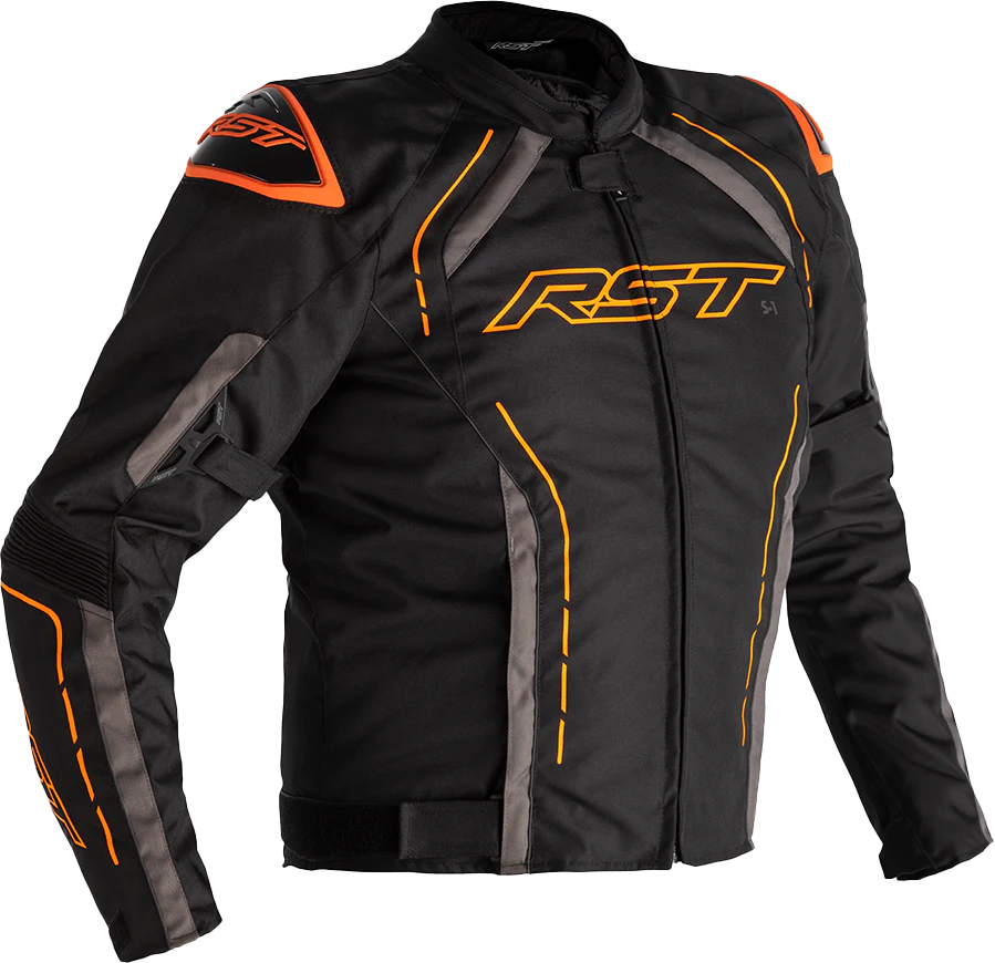 S1 Ce Jacket Blk/Gry/Neon Org Textile Md