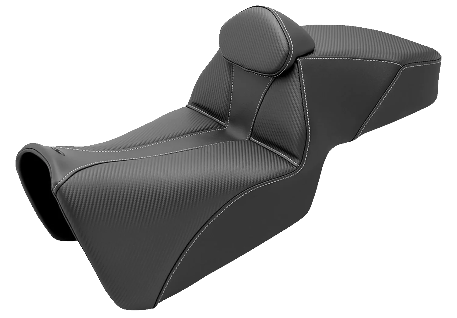 SADDLEMEN Adventure Tour Seat - w/ Backrest - Black - Pan Am '21-'24 821-34-200BR