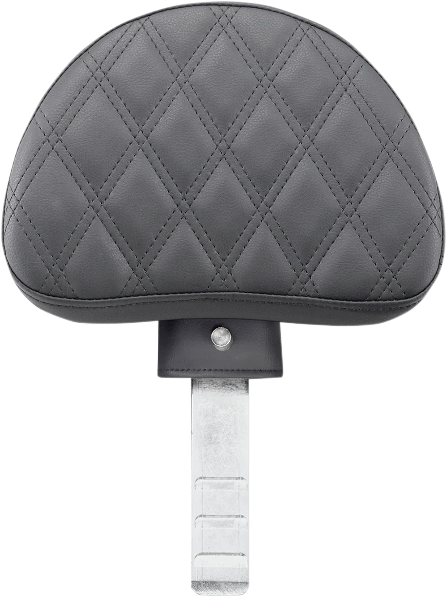 SADDLEMEN Backrest - Lattice Stitched - Black 11567LS