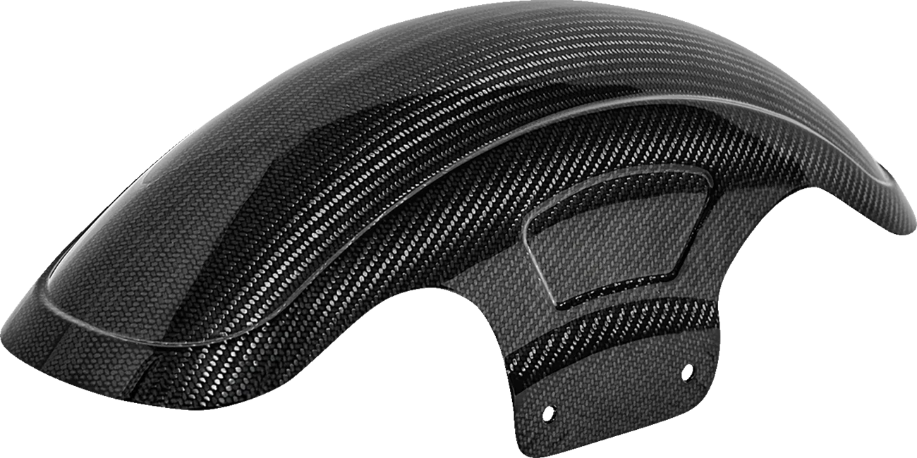 SADDLEMEN Carbon Fiber Front Fender - Gloss - Touring '23-'25 CF-823-07-001