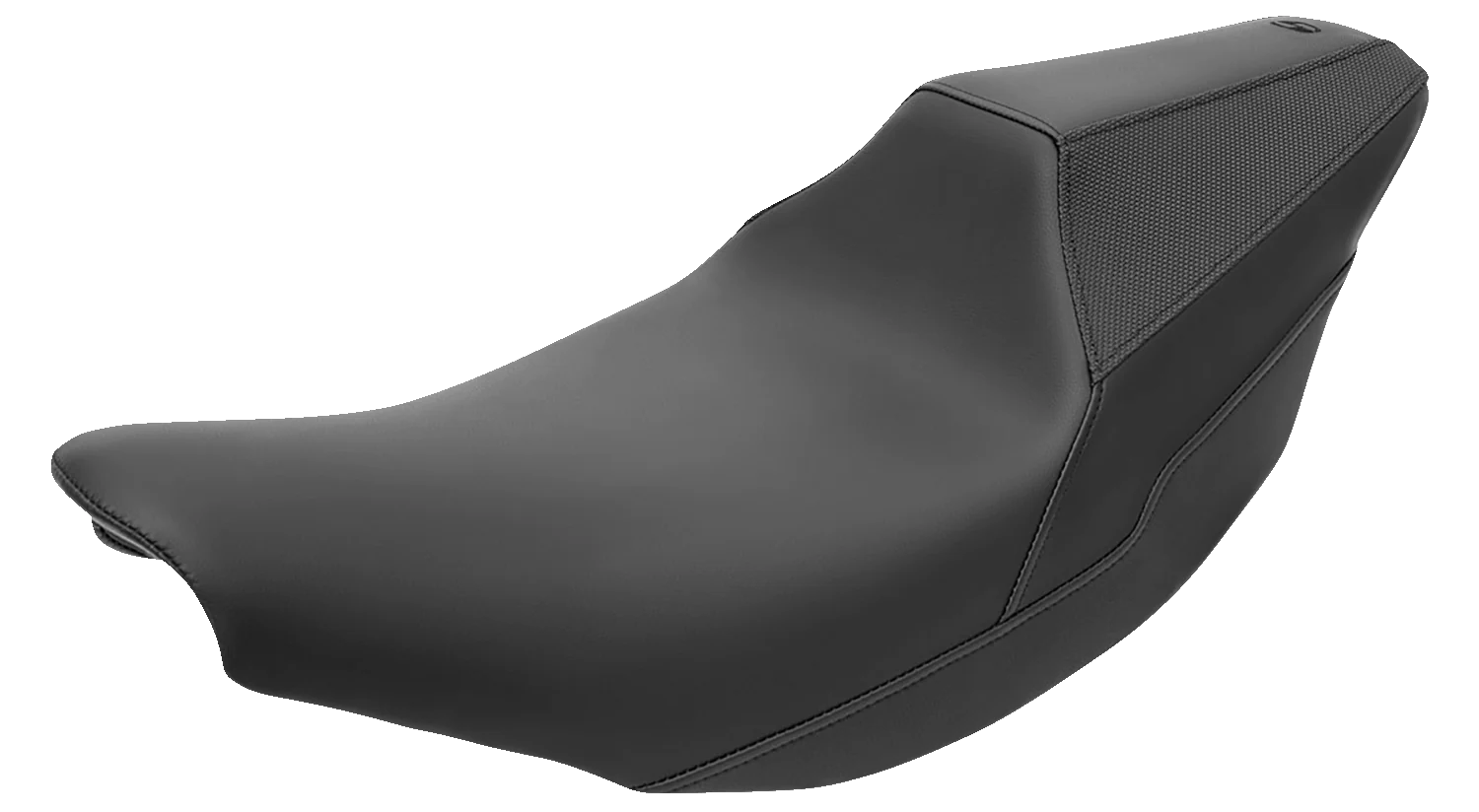 SADDLEMEN Carey Hart Signature Series Seat - Black w/ Black Stitching - Indian '14-'24 I14-07-HART