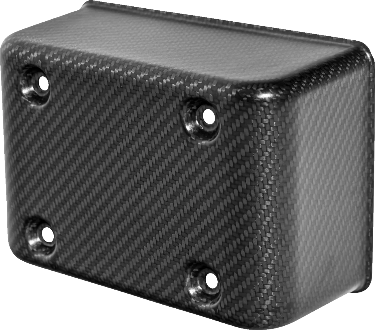 SADDLEMEN Fuse Block Cover - Carbon Fiber - Matte Black CF-899-04-003M