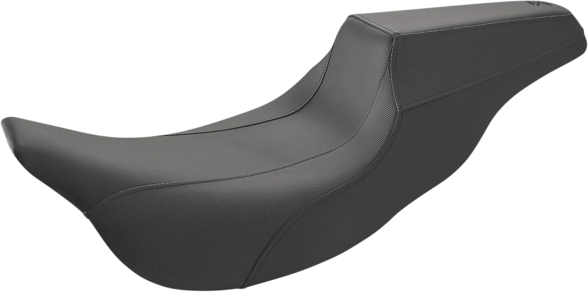 SADDLEMEN FXR Division Signature Series Seat - Black w/ Gripper - FLH/FLT '08-'23 FD80807