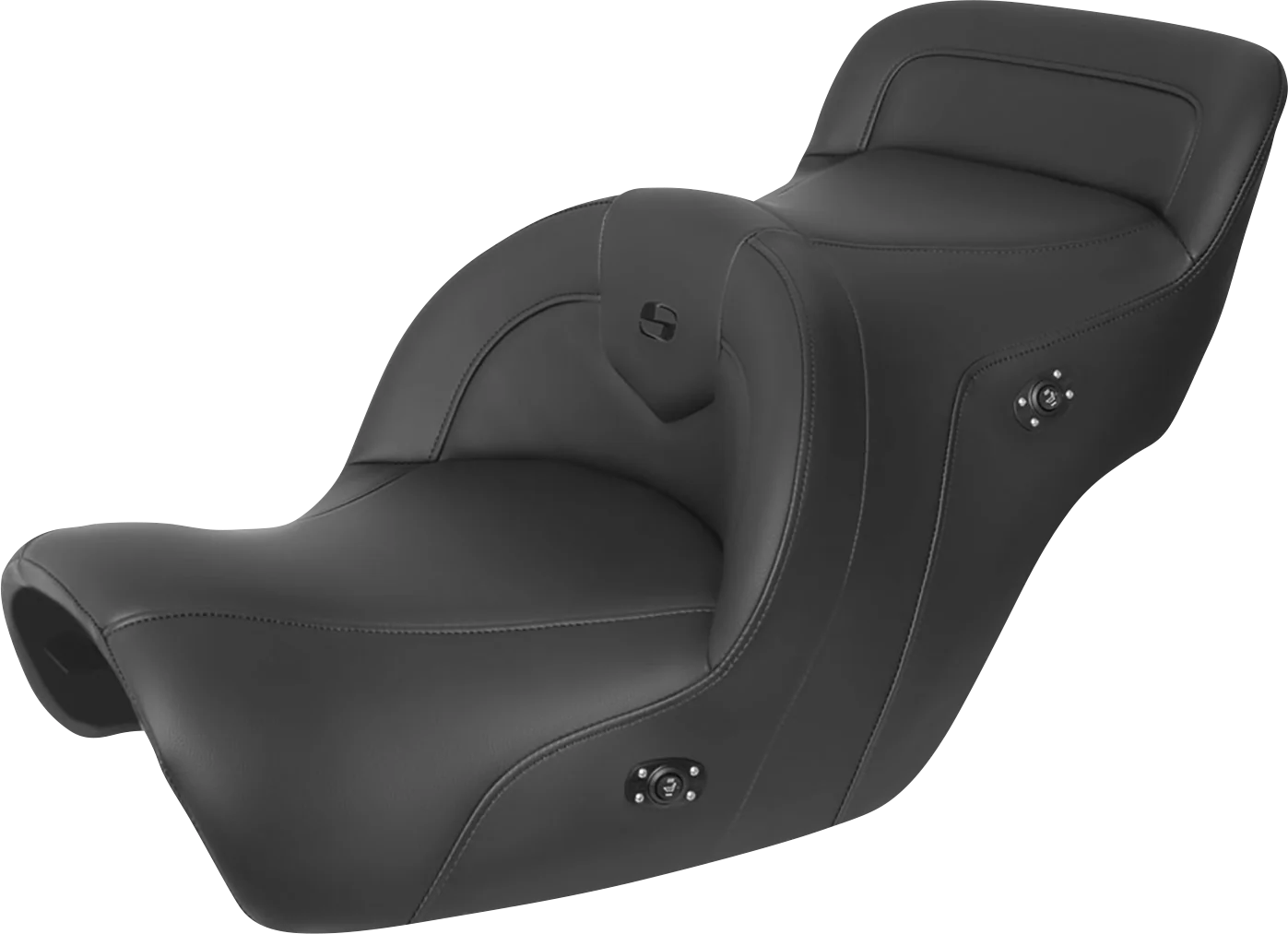 SADDLEMEN Heated Roadsofa™ Seat - Without Backrest - Black H88-07-187HCT