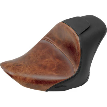 SADDLEMEN Lariat Seat - Softail '06-'17 806-12-0041B (Solo Seat)