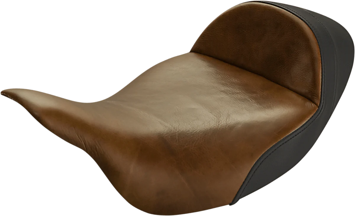 SADDLEMEN Lariat Solo Seat - Extended Reach - Distressed Brown - FL '08-'23 808-07B-0041EXT