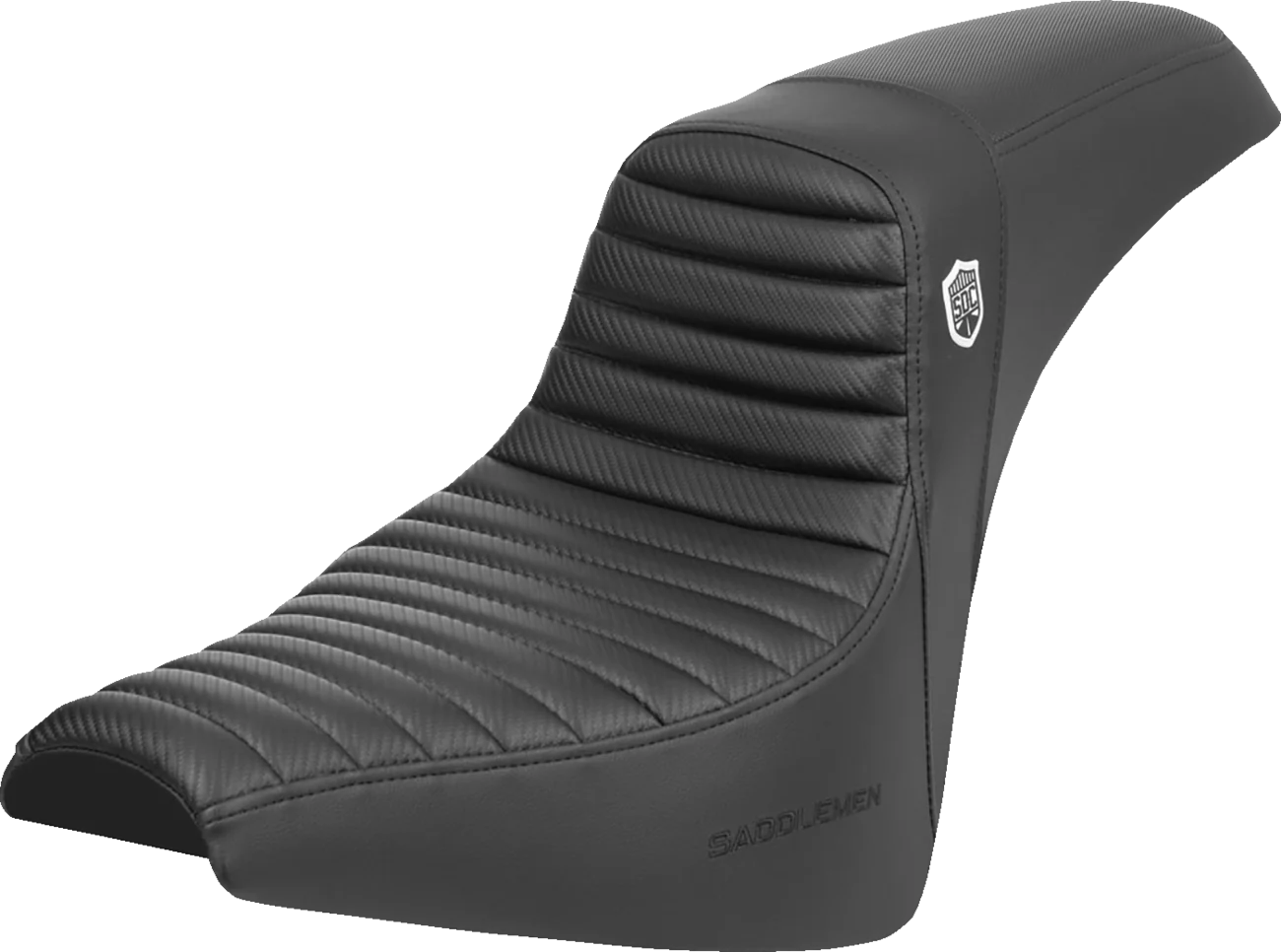 SADDLEMEN Pro Series SDC Performance Seat - Tuck-n-Roll/Carbon Fiber - Gripper - FX '18-'24 SC81830T